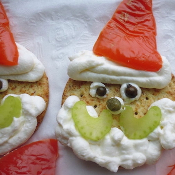 Santa Finger Food for Christmas