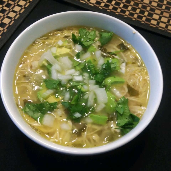 Spicy Lime Avocado Soup