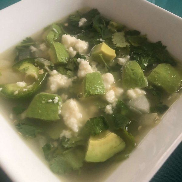 Spicy Lime Avocado Soup