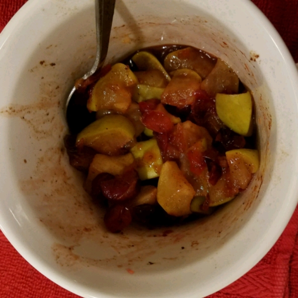 Microwave Baked Apples