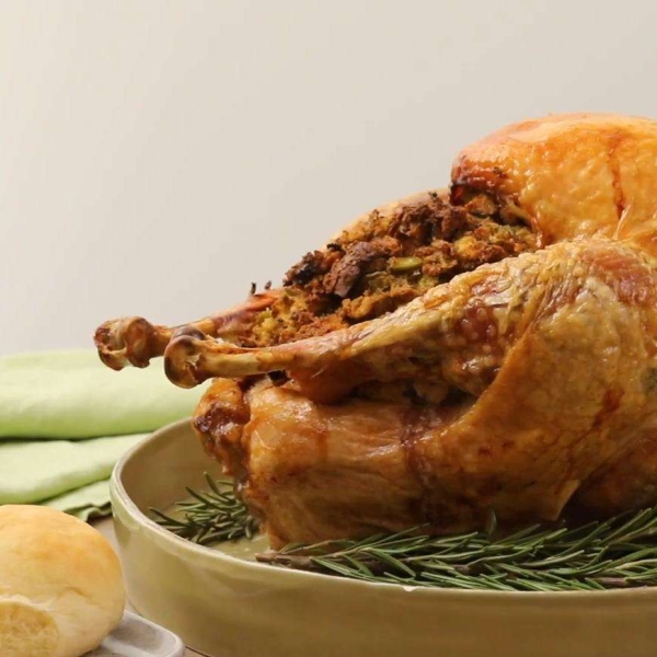 Easy Beginner's Turkey with Stuffing
