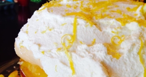 Lemon Meringue Cake with Lemon Curd Filling