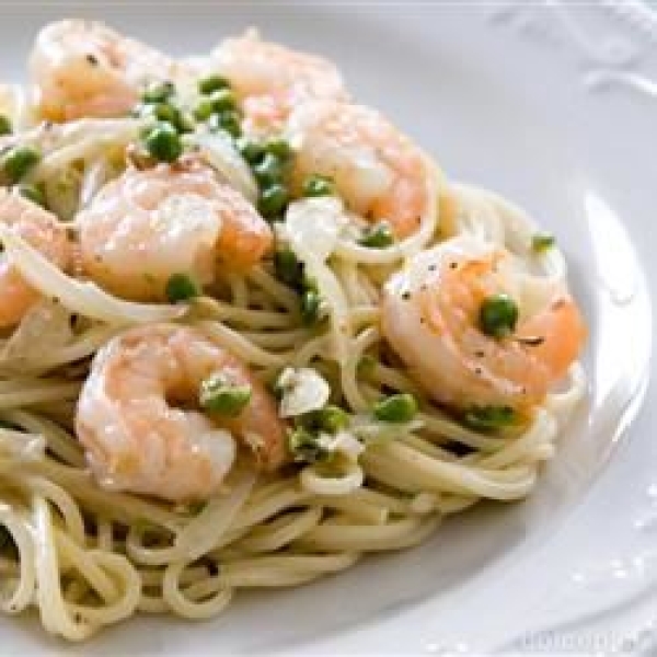 Feta Shrimp Pasta