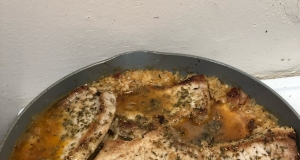 Pork Chops Over Rice