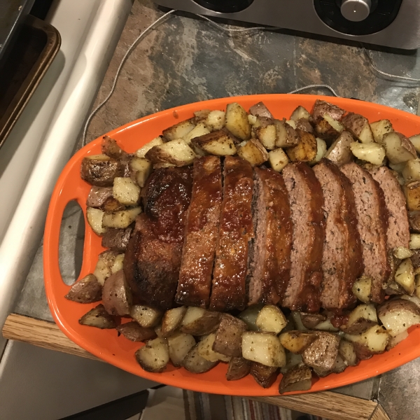 Healthier Brown Sugar Meatloaf