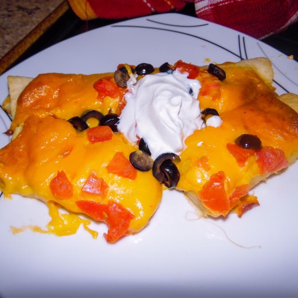 Mild Cheesy Chicken Enchiladas