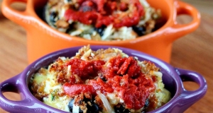 Melanzane Ripiene con Capperi e Olive (Stuffed Eggplant with Capers and Olives)