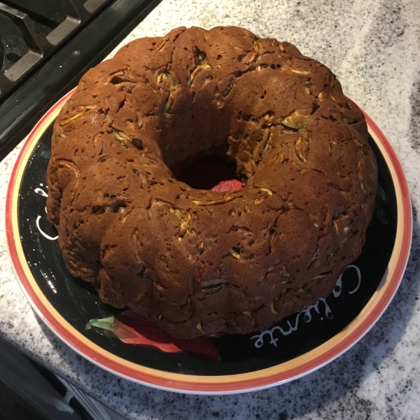 Dark and Moist Zucchini Cake
