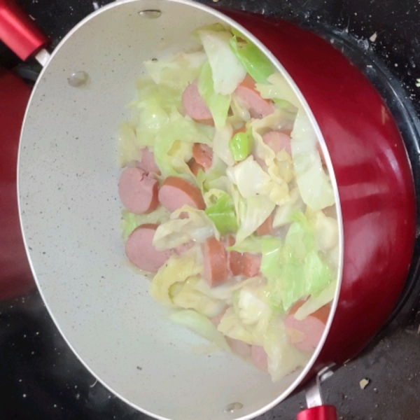 Polish Link Sausage and Cabbage