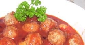 Slow Cooker BBQ Meatballs and Polish Sausage