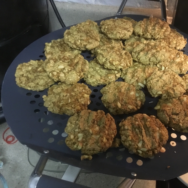 Apple Peanut Butter Oatmeal Cookies