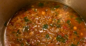 Moroccan Harira (Bean Soup)