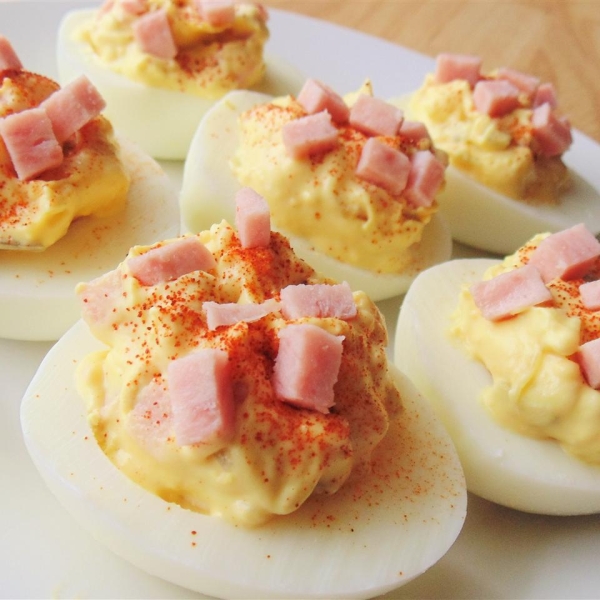 Deviled Eggs with SPAM® with Bacon
