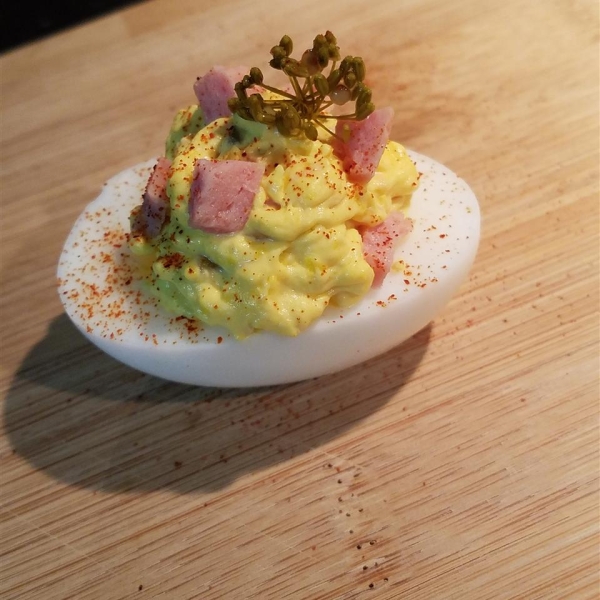 Deviled Eggs with SPAM® with Bacon
