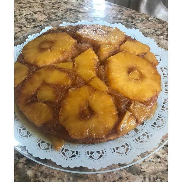 Fresh Pineapple Upside Down Cake