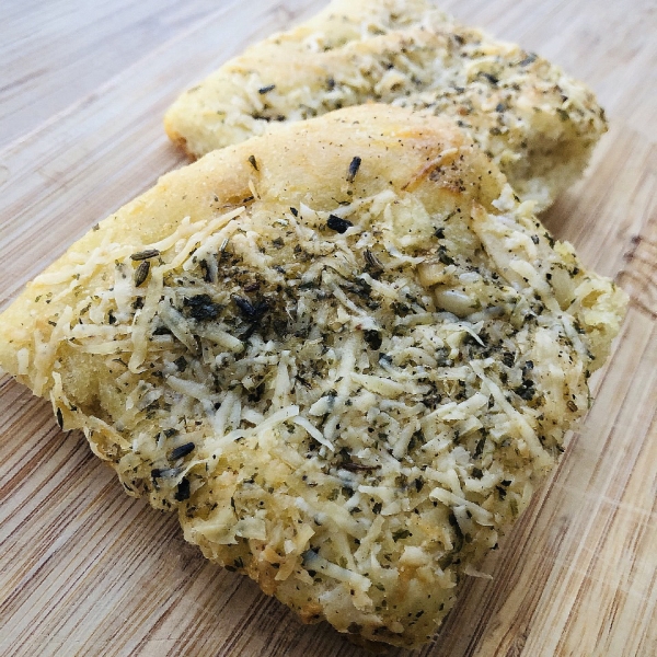 Deliciously Easy Garlic Herb Focaccia