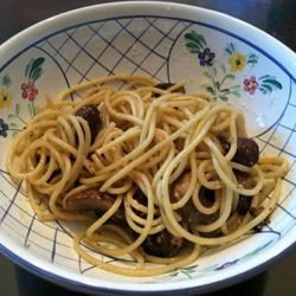 Linguine with Portobello Mushrooms