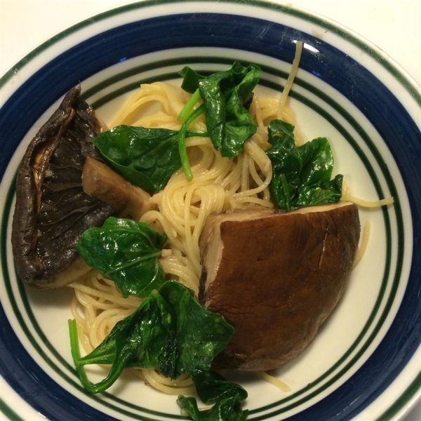 Linguine with Portobello Mushrooms