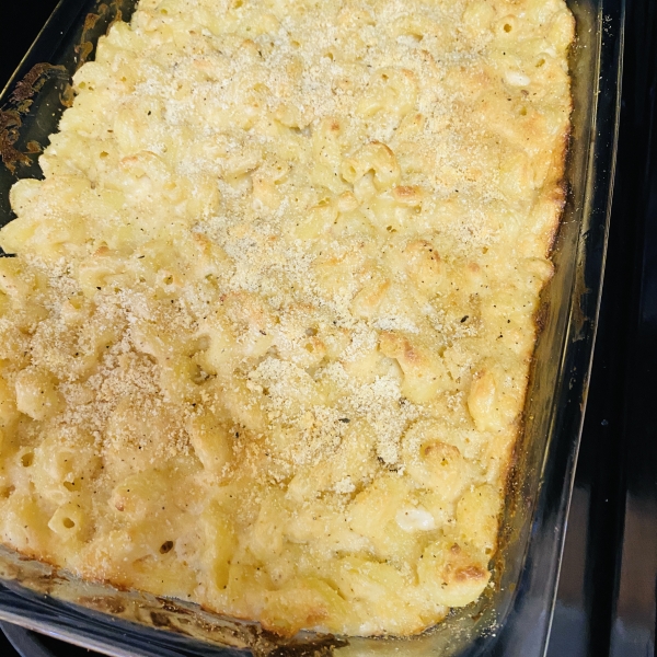 Smoky Four Cheese Macaroni Bake