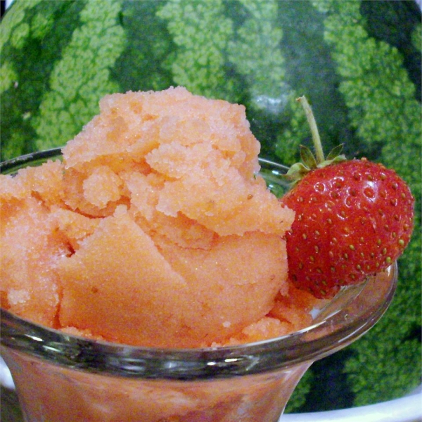 Juicy Watermelon Sorbet