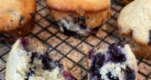 Banana Blueberry Muffins with Lavender