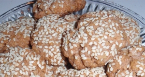 Red Wine Sesame Biscuits