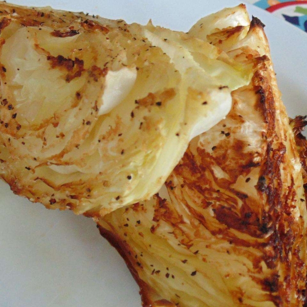 Easy Roasted Cabbage