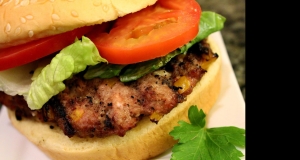 BBQ Feta and Hot Banana Pepper Turkey Burgers