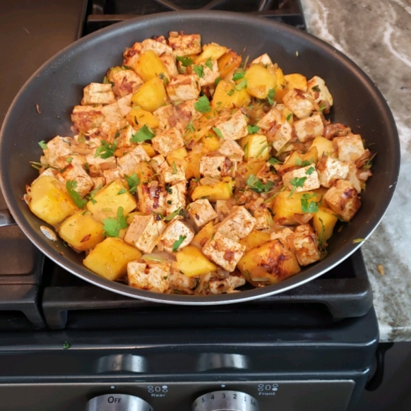 Mango Tofu Tacos