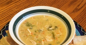 Green Chile Chicken Corn Chowder