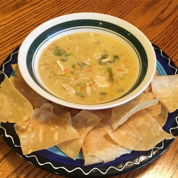 Green Chile Chicken Corn Chowder