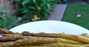 Roasted Asparagus with Shallots