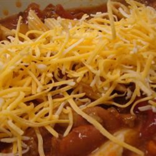 Chili with Ziti