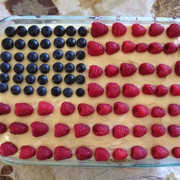 4th of July Flag Cake