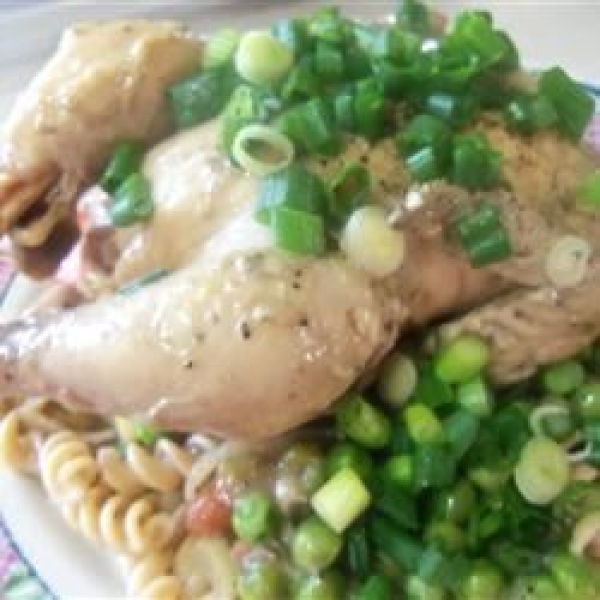 Creamy Pheasant and Noodle