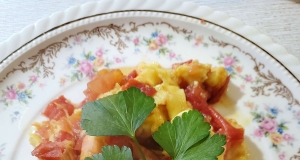 Scrambled Eggs and Tomatoes