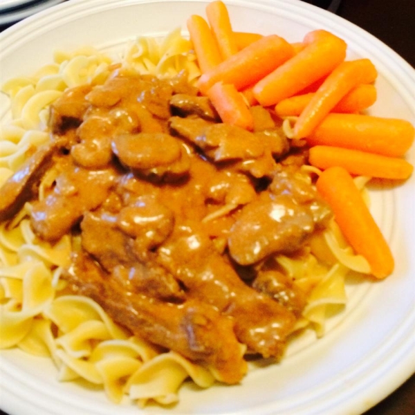 Burgundy Stroganoff