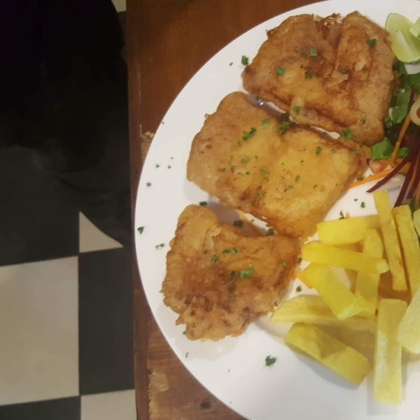 Trout Caviar 'Fish and Chips'