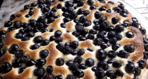 Lemon Blueberry Custard Pie