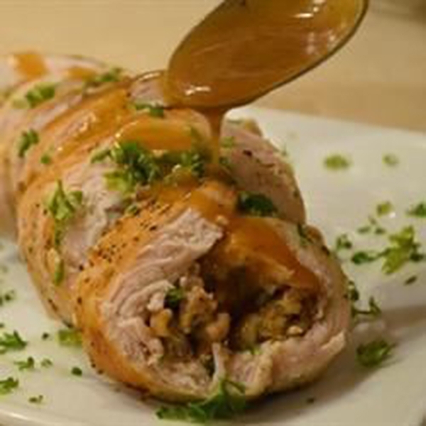 Turkey Paupiettes with Apple-Maple Stuffing