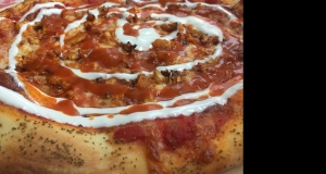 Buffalo Cauliflower Pizza with Celery Seed Crust