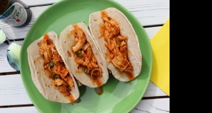 Chipotle BBQ Chicken Tinga Tacos