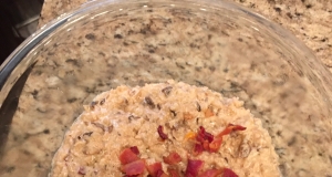 Cheesy Cauliflower Risotto with Bacon