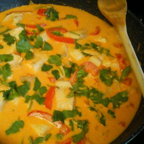 Thai Monkfish Curry