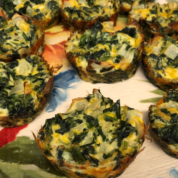 Eggless Tofu Spinach Quiche