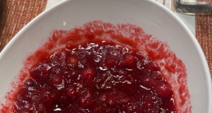 Apple Cider Cranberry Sauce