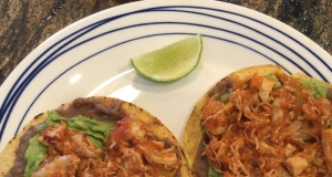 Chicken Tinga Tostados