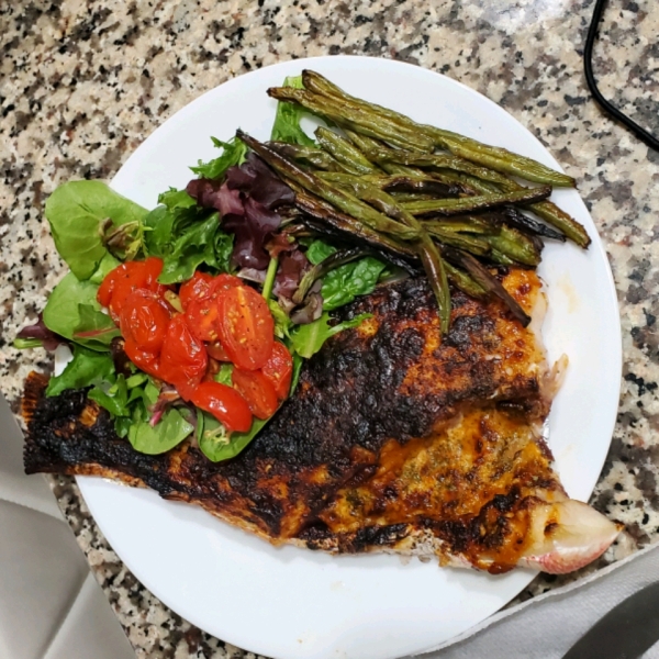 BBQ Broiled Red Snapper