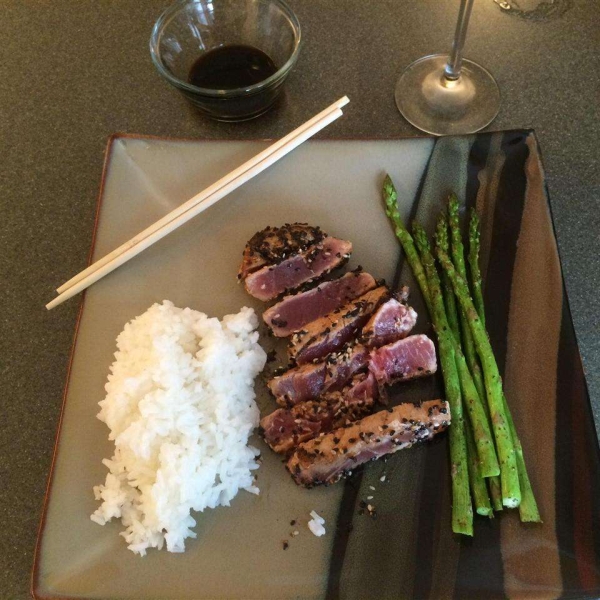 Seared Sesame-Crusted Ahi Tuna