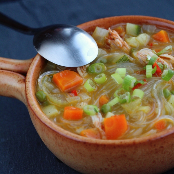 Spicy Chicken Noodle Soup